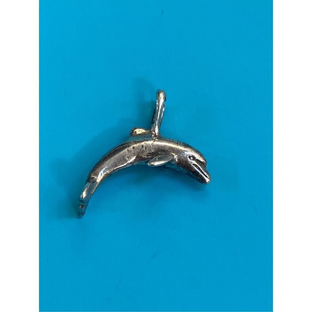 Dolphin Sterling Silver Jewelry Charm #sea life